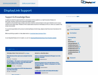 support.displaylink.com screenshot