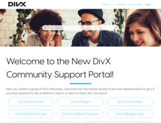 support.divx.com screenshot