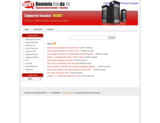 support.dominiofaidate.com screenshot