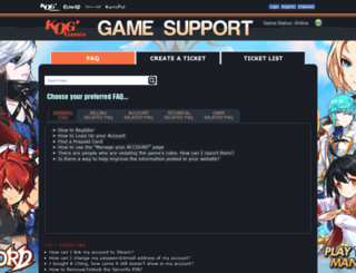 support.elswordonline.com screenshot