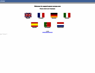 support.epson-europe.com screenshot