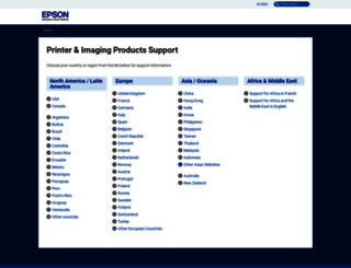 support.epson.net screenshot