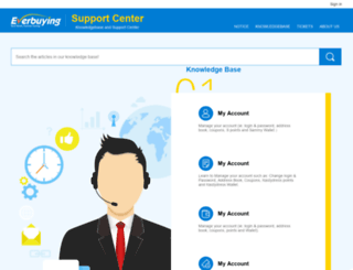 support.everbuying.com screenshot