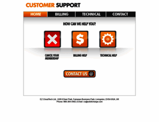 support.ezbillcharge.com screenshot