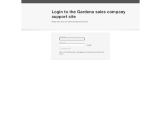 support.gardena.com screenshot