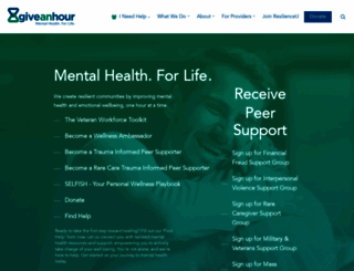 support.giveanhour.org screenshot