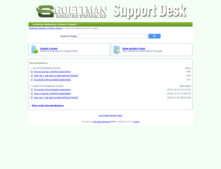 support.gmarketingsystems.com screenshot