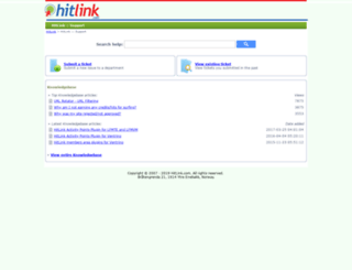support.hitlink.com screenshot