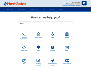 support.hostgator.com screenshot