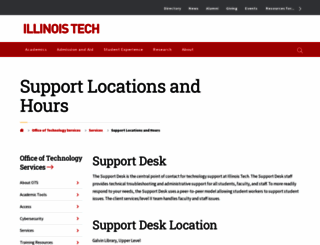 support.iit.edu screenshot