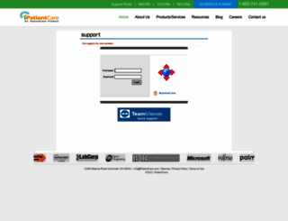 support.ipatientcare.com screenshot