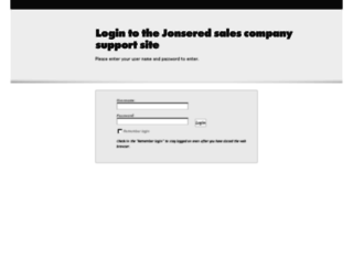 support.jonsered.com screenshot