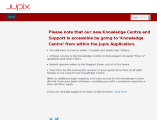 support.jupix.co.uk screenshot