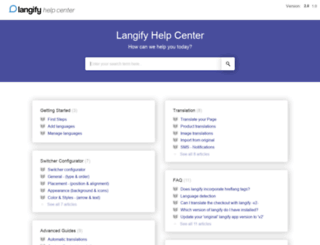 support.langify-app.com screenshot