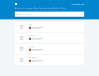 support.launchpadcentral.com screenshot