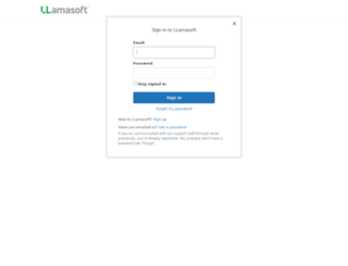 support.llamasoft.com screenshot