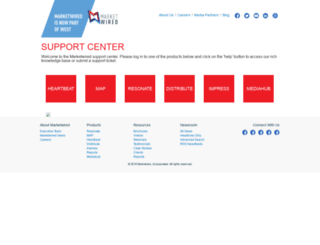support.marketwire.com screenshot