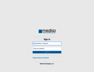 support.media3.net screenshot
