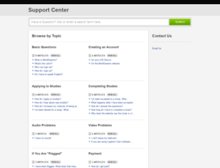 support.mindswarms.com screenshot