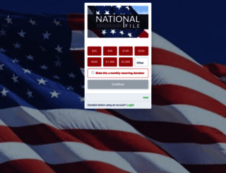 support.nationalfile.com screenshot