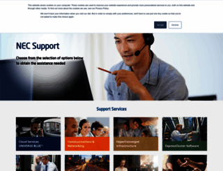 support.necam.com screenshot
