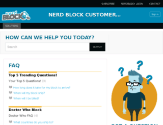 support.nerdblock.com screenshot