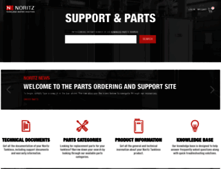 support.noritz.com screenshot