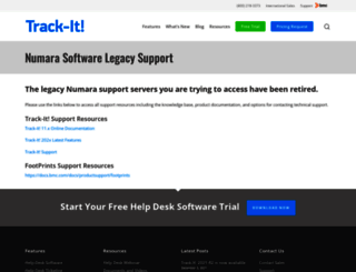 support.numarasoftware.com screenshot