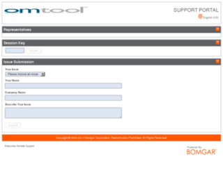 support.omtool.com screenshot