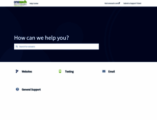 support.oneeach.com screenshot