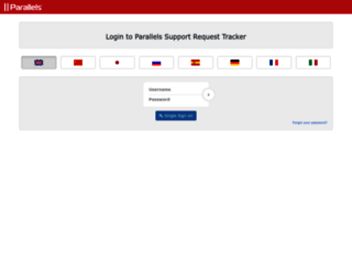 support.parallels.com screenshot
