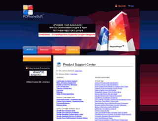 support.pcphonesoft.com screenshot