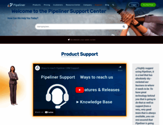 support.pipelinersales.com screenshot
