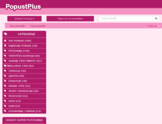 support.popustplus.hr screenshot