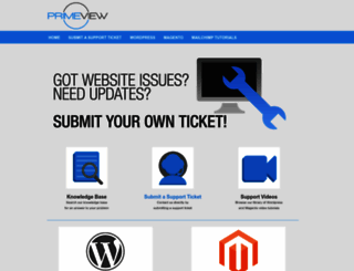 support.primeview.com screenshot