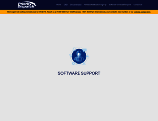 support.prioritydispatch.net screenshot