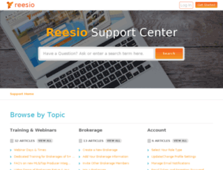support.reesio.com screenshot