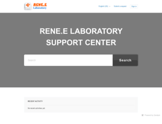 support.reneelab.com screenshot