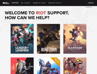 support.riotgames.com screenshot