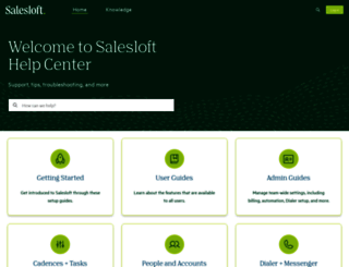 support.salesloft.com screenshot