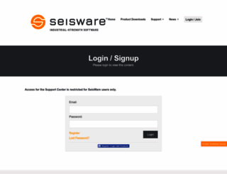 support.seisware.com screenshot