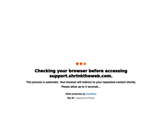 support.shrinktheweb.com screenshot