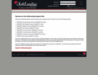 support.softlanding.com screenshot