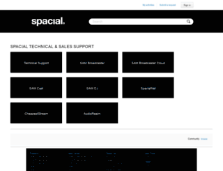 support.spacial.com screenshot