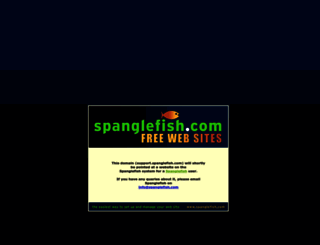 support.spanglefish.com screenshot