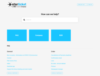 support.starticket.ch screenshot