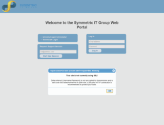 support.symmetricgroup.com screenshot