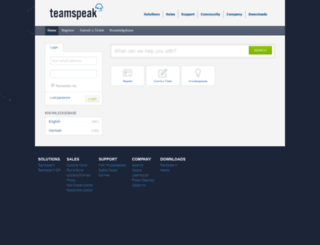 support.teamspeakusa.com screenshot