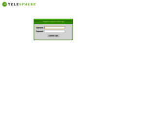support.telesphere.com screenshot
