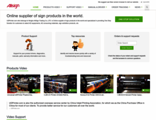 support.udprinter.com screenshot